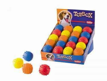 67021 NOBBY Rubber ball with knobs -  - PetsOffice