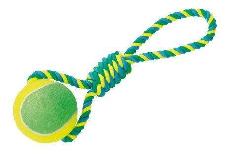 67055 NOBBY Rope with tennis ball XXL -  - PetsOffice