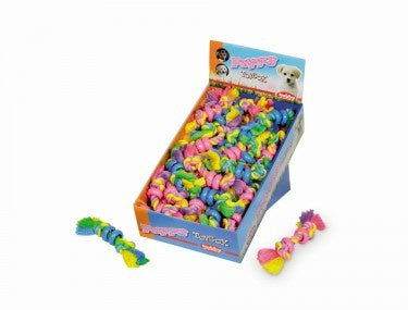 67173 NOBBY Rope with rubber for puppies BOX -  - PetsOffice
