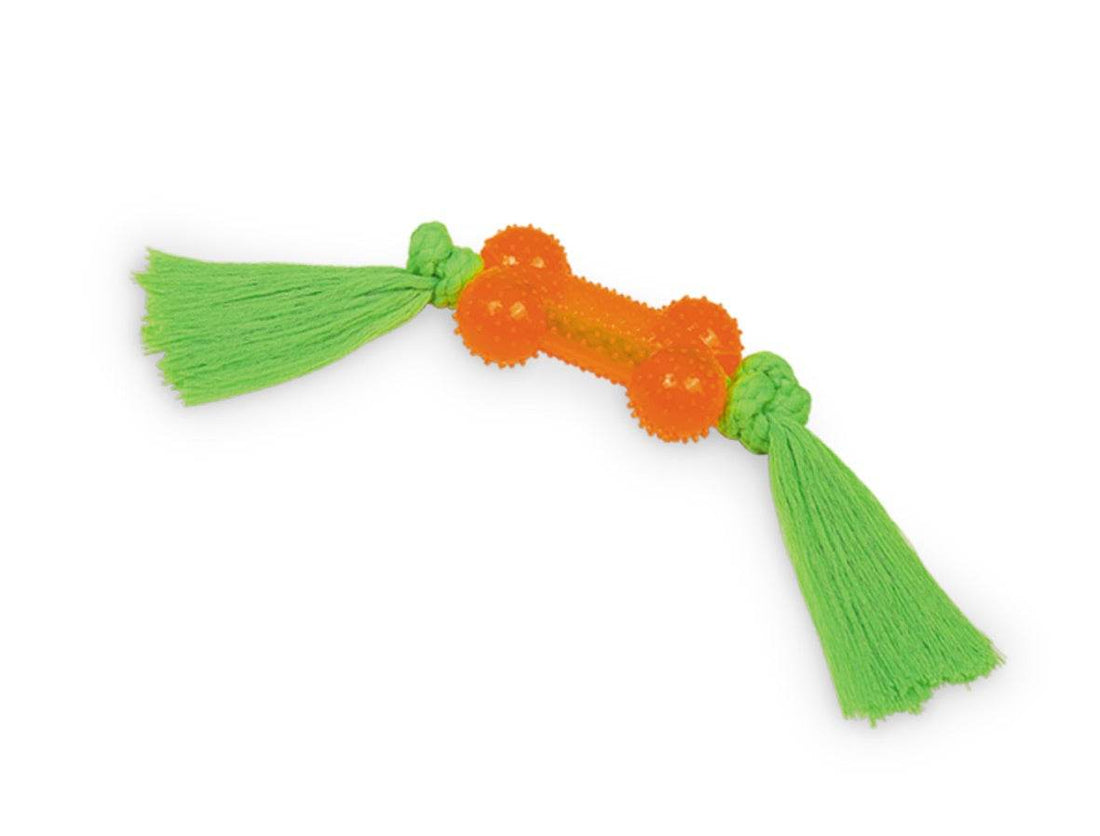 67267 NOBBY TPR Ball with rope -  - PetsOffice