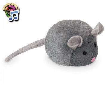 67410 NOBBY Plush Mouse with voice 15 cm -  - PetsOffice