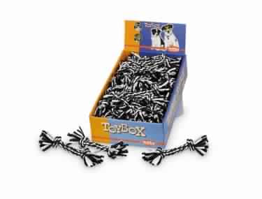 67446 NOBBY Polyester rope with knots -  - PetsOffice