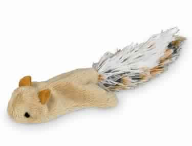 67460 NOBBY Plush squirrel with catnip 18 cm -  - PetsOffice