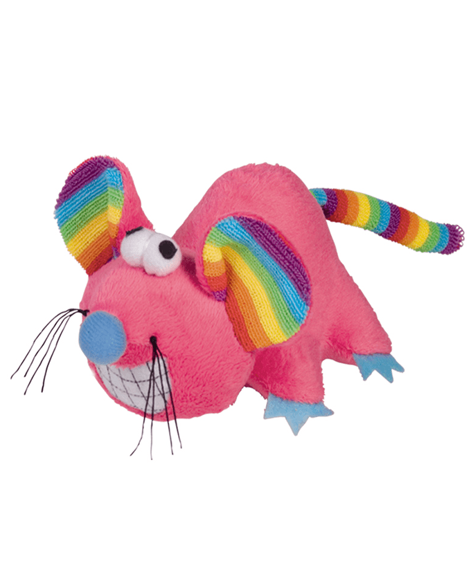 67492 NOBBY Plush mouse "RAINBOW" -  - PetsOffice