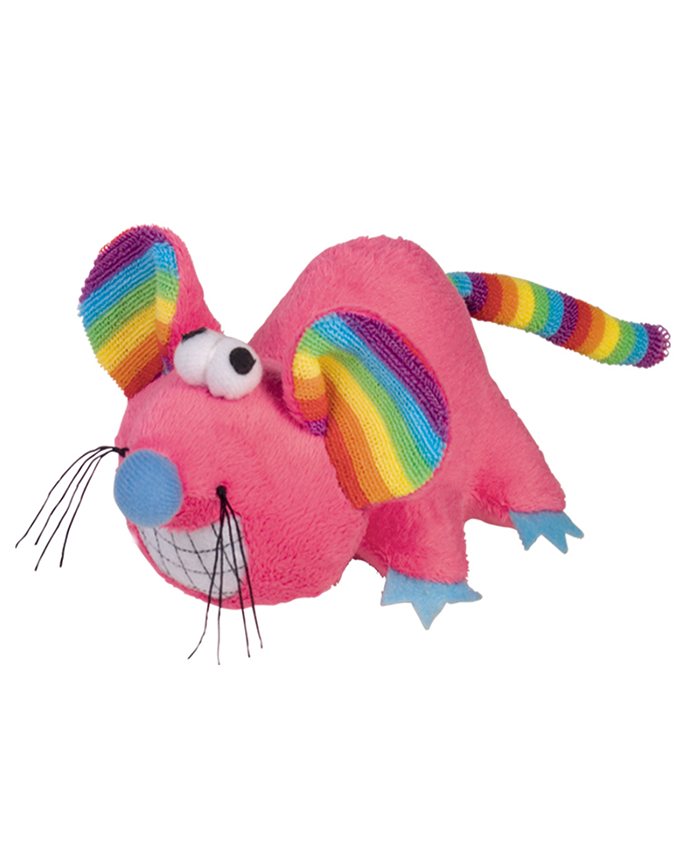 67492 NOBBY Plush mouse "RAINBOW" -  - PetsOffice