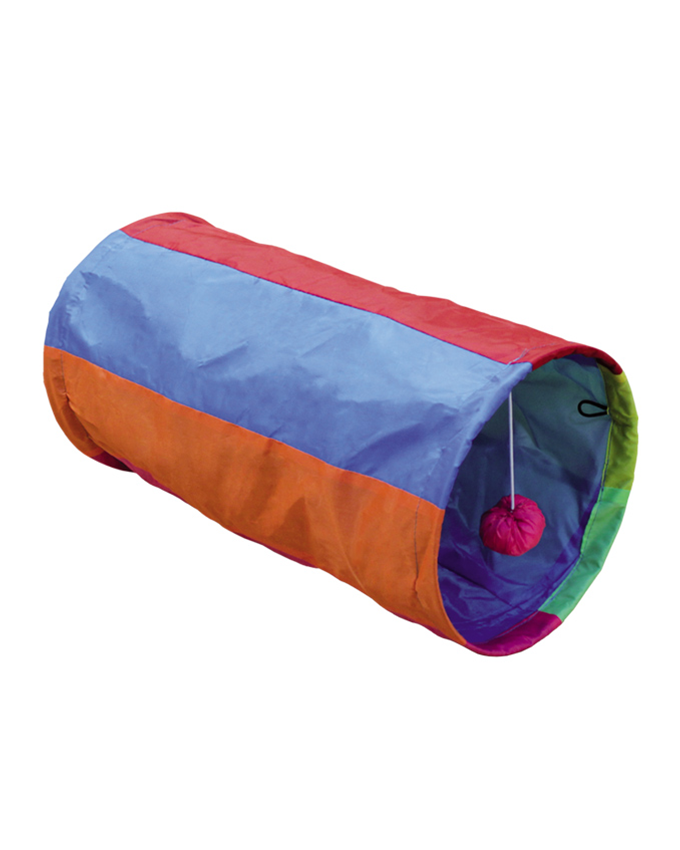 67495 NOBBY Cat tunnel "RAINBOW" Ø 25 x 50 cm -  - PetsOffice