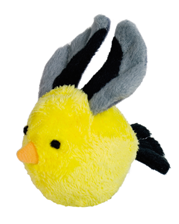 67554 NOBBY Plush BIRD with rattle -  - PetsOffice