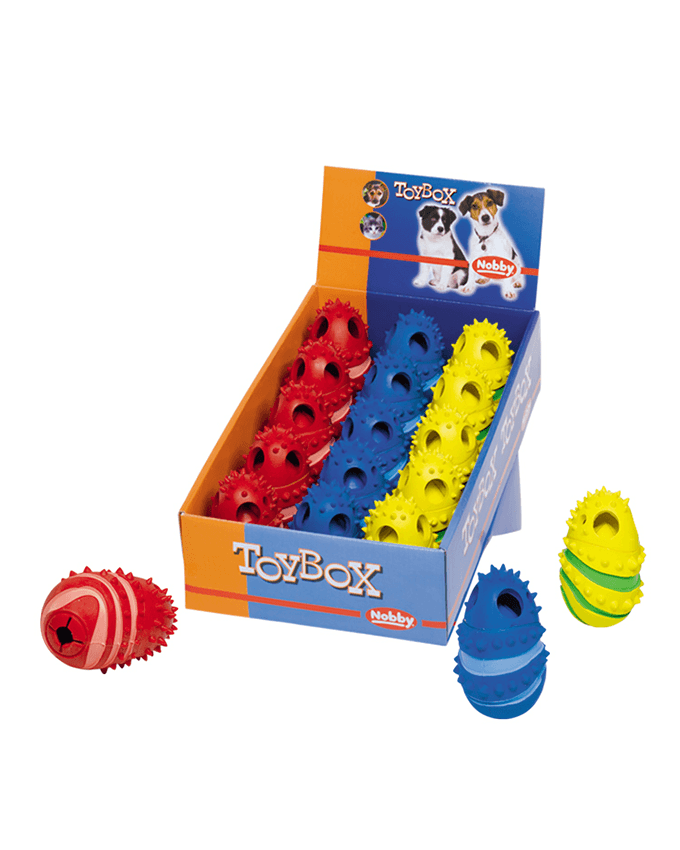 67587 NOBBY Rubber Balls oval -  - PetsOffice