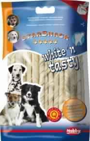 68007 NOBBY White´n Tasty twist 12,5 cm x 6-7 mm, 165 g, 30 pcs -  - PetsOffice