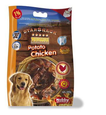 68020 NOBBY StarSnack Barbecue Potato Chicken 140g -  - PetsOffice
