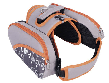 68273 NOBBY Harness with bags "PRUNE" Chest 33-45 cm; waist 50-86 -  - PetsOffice