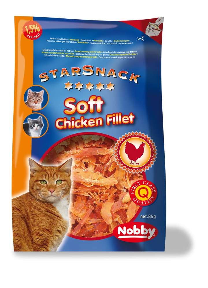 69772 NOBBY StarSnack Soft Chicken Fillet 85g -  - PetsOffice