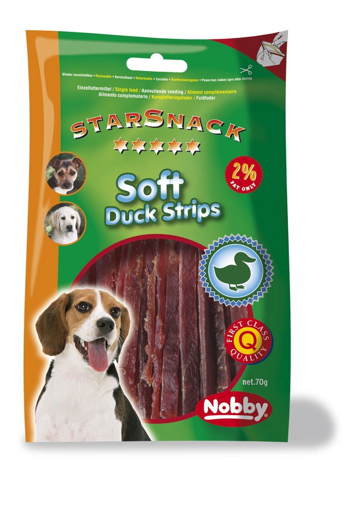 70031 NOBBY StarSnack "SOFT DUCK STRIPS" 70 g -  - PetsOffice