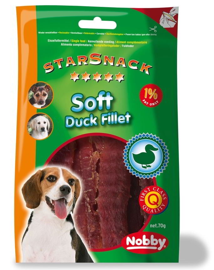 70036 NOBBY StarSnack "SOFT DUCK FILLET" 70 g -  - PetsOffice
