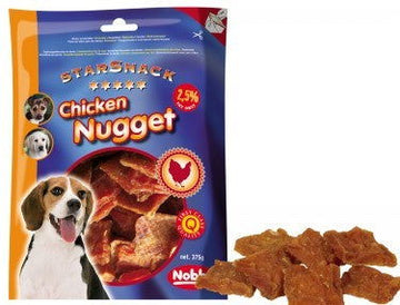 70062 NOBBY StarSnack Chicken Nugget Bag 375g -  - PetsOffice