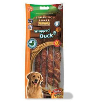70077 NOBBY StarSnack Barbecue Wrapped Duck  XL, 253 g -  - PetsOffice