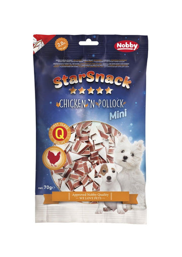 70140 NOBBY StarSnack Mini Chicken ´n Salmon 70 g -  - PetsOffice