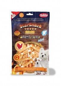 70144 NOBBY STARSNACK Puppy&Small Wrapped Chicken 113g -  - PetsOffice