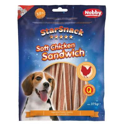 70148 NOBBY StarSnack Soft Chicken Sandwich  375g -  - PetsOffice