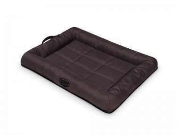 70731 NOBBY Mat with edge square "ABIA" coffee brown l x w x h: 80 x 59 x 11 cm -  - PetsOffice