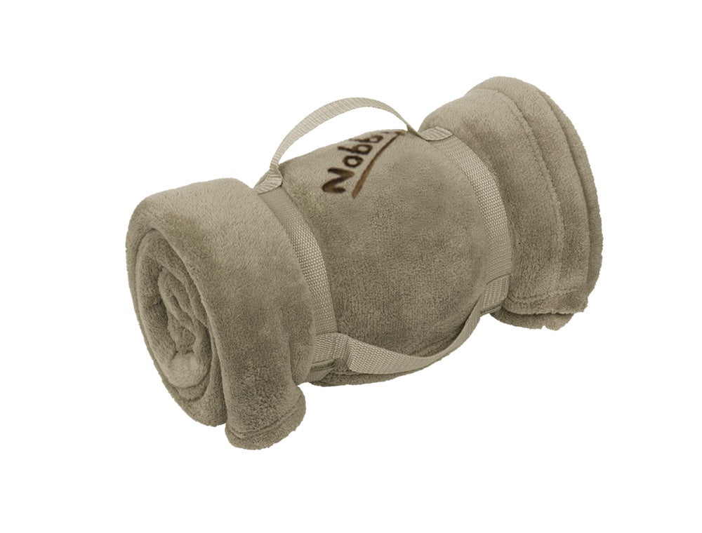 70980-47 NOBBY Fleece Plaid "SOFT" taupe 100 x 150 cm -  - PetsOffice