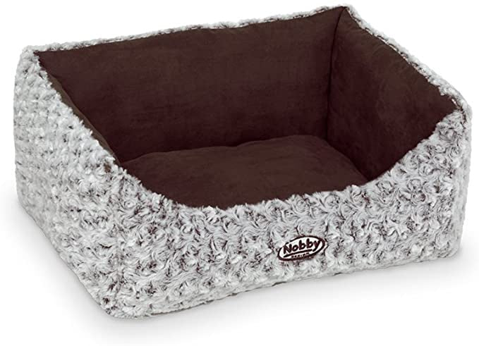 71469 NOBBY Comfort bed square "ARUSHA" brown L x W x H: 45 x 40 x 18 cm -  - PetsOffice