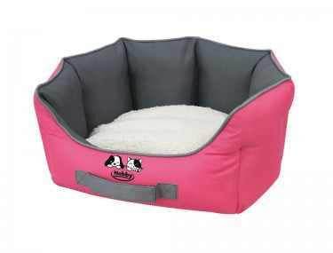 71888 NOBBY Comfort bed oval "BASMA" red l x w x h: 55 x 50 x 21 cm -  - PetsOffice