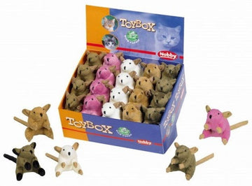 71926 NOBBY Plush mouse with catnip 6,5cm -  - PetsOffice