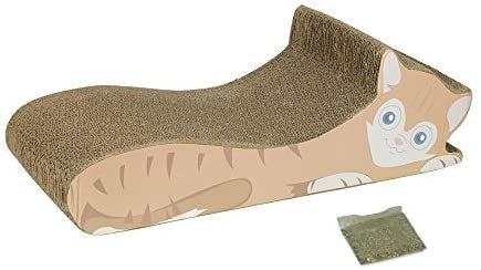 71980 NOBBY Sratching paper board "CAT" 50 x 21 x 15 cm -  - PetsOffice