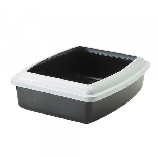 72062 NOBBY Cat toilet "Oval jumbo" Grey 56x43,5x14,5cm