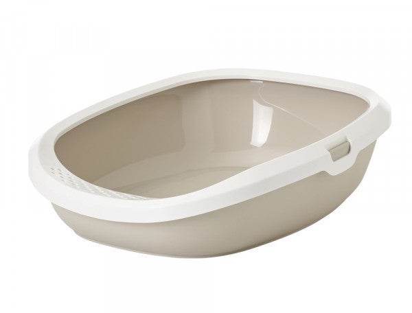 72191 NOBBY Cat toilet "Gizmo Medium" mocca-white -  - PetsOffice