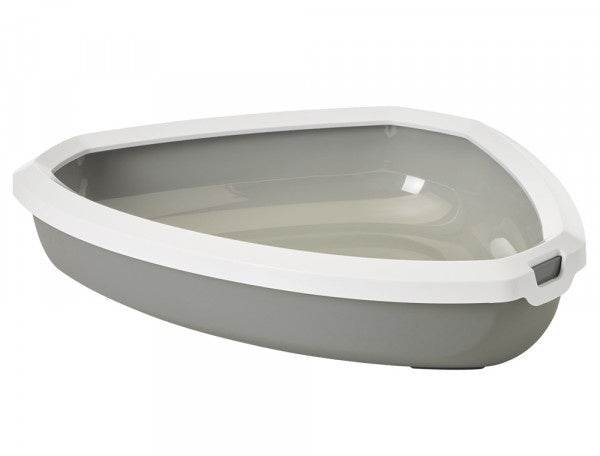72195 NOBBY Cat toilet "Rincon" grey-white 58,5x46x13,5cm