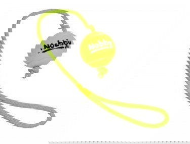 72462 NOBBY Tennisball with throw rope M 6,5 cm; rope 70 cm -  - PetsOffice