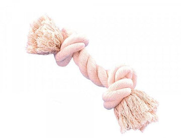 72485 NOBBY Rope Toy, Playing rope white 390 g; 2 knots