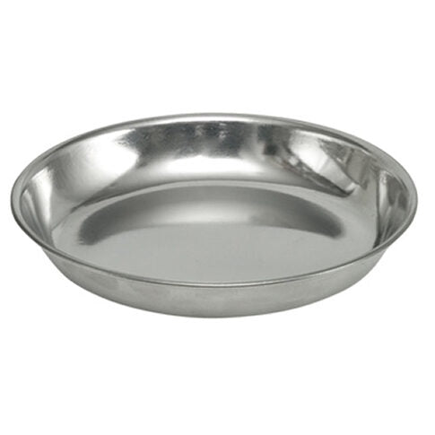 72800 Dog Stainless steel bowl flat  12,5 cm 0,20 ltr -  - PetsOffice