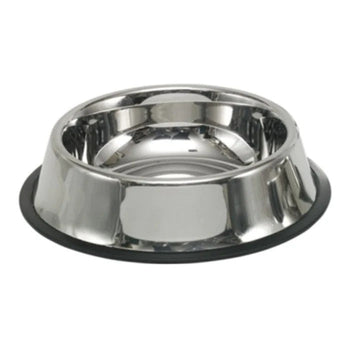 72814 NOBBY Stainless steel bowl, anti slip 0,70 l / Ø 21,0 cm -  - PetsOffice
