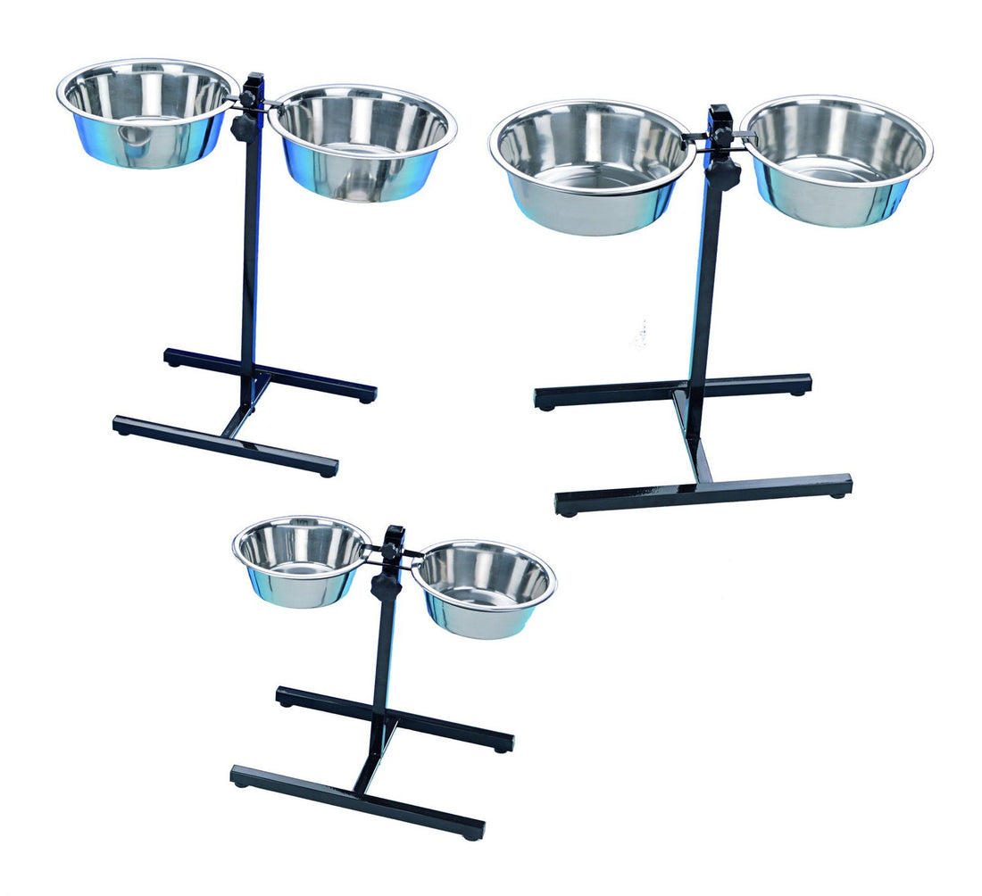 72832 NOBBY Dog-foodbar incl. 2 bowls 21,0 cm 1,60 ltr -  - PetsOffice