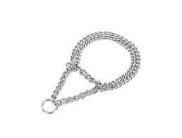 73034 NOBBY Chains choker, two rows, chrome -  - PetsOffice