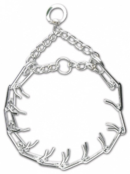 73050 NOBBY Spike choker chrome 64cm-3.8mm -  - PetsOffice
