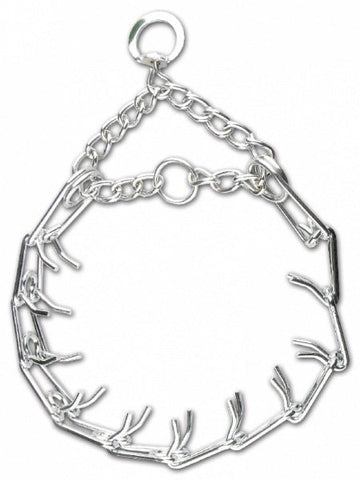 73050 NOBBY Spike choker chrome 64cm-3.8mm -  - PetsOffice