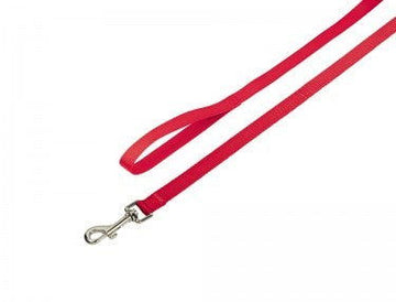 73159-01 NOBBY Leash "Classic" red l: 120 cm; w: 15 mm / L: 120 cm; B: 15 mm / Red -  - PetsOffice