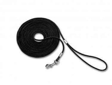 73240 NOBBY Tracking leash round black l: 5 m; w: 5 mm -  - PetsOffice