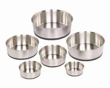 73272 NOBBY Stainless steel bowl "HEAVY" anti slip -  - PetsOffice