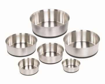 73272 NOBBY Stainless steel bowl "HEAVY" anti slip -  - PetsOffice