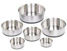73273 NOBBY Stainless steel bowl "HEAVY" anti slip -  - PetsOffice