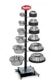 73290 NOBBY Display stand for stainless steel bowls -  - PetsOffice