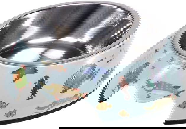 73332 NOBBY Dog Melamine bowl "FISH"  S: 14 x 4,5 cm, 160 ml -  - PetsOffice