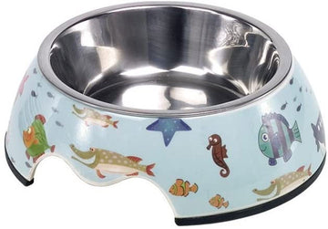 73332 NOBBY Dog Melamine bowl "FISH"  S: 14 x 4,5 cm, 160 ml -  - PetsOffice