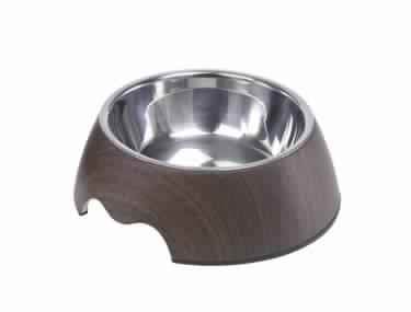 73340 NOBBY Melamine bowl "DARK WOOD" -  - PetsOffice