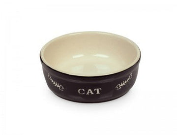 73351 NOBBY Cat ceramic dish "CAT" -  - PetsOffice